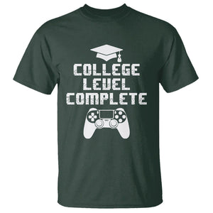 Graduation Gamer T Shirt College Level Complete Video Game Player Lover TS09 Dark Forest Green Print Your Wear