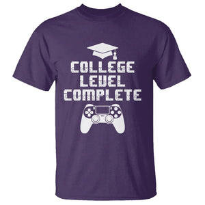 Graduation Gamer T Shirt College Level Complete Video Game Player Lover TS09 Purple Print Your Wear