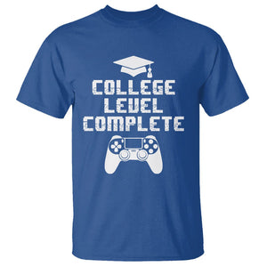 Graduation Gamer T Shirt College Level Complete Video Game Player Lover TS09 Royal Blue Print Your Wear