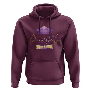 Phinished Ph.D Graduation Hoodie TS09 Maroon Print Your Wear