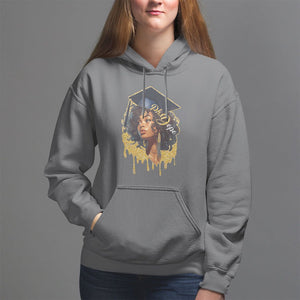 Ph.D. Graduation Hoodie Ph.Dope Black Afro Woman Doctorate Student Graduate TS09 Charcoal Print Your Wear