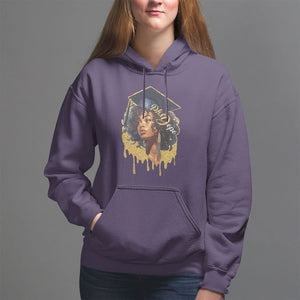 Ph.D. Graduation Hoodie Ph.Dope Black Afro Woman Doctorate Student Graduate TS09 Purple Print Your Wear