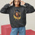 Ph.D. Graduation Sweatshirt Ph.Dope Black Afro Woman Doctorate Student Graduate TS09 Black Print Your Wear