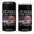 Jesus Is My Savior Trump Is My President 4 in 1 Can Cooler Tumbler TS09 One Size: 16 oz Black Print Your Wear