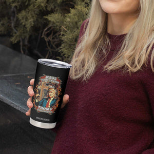 Trump Supporter Tumbler Cup Jesus Is My Savior Trump Is My President TS09 Print Your Wear