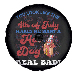 You Look Like The 4th Of July Funny Hot Dog Spare Tire Cover TS09 Print Your Wear