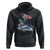 Funny 4th Of July Hoodie George Washington Riding Shark Patriotic Independence Day TS09 Black Print Your Wear
