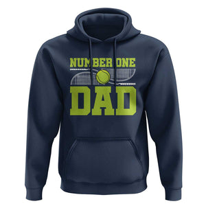 Funny Number One Tennis Dad Hoodie TS09 Navy Print Your Wear