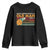 Funny Pickleball Youth Sweatshirt Never Underestimate An Old Man With A Pickleball Paddle TS09 Black Print Your Wear