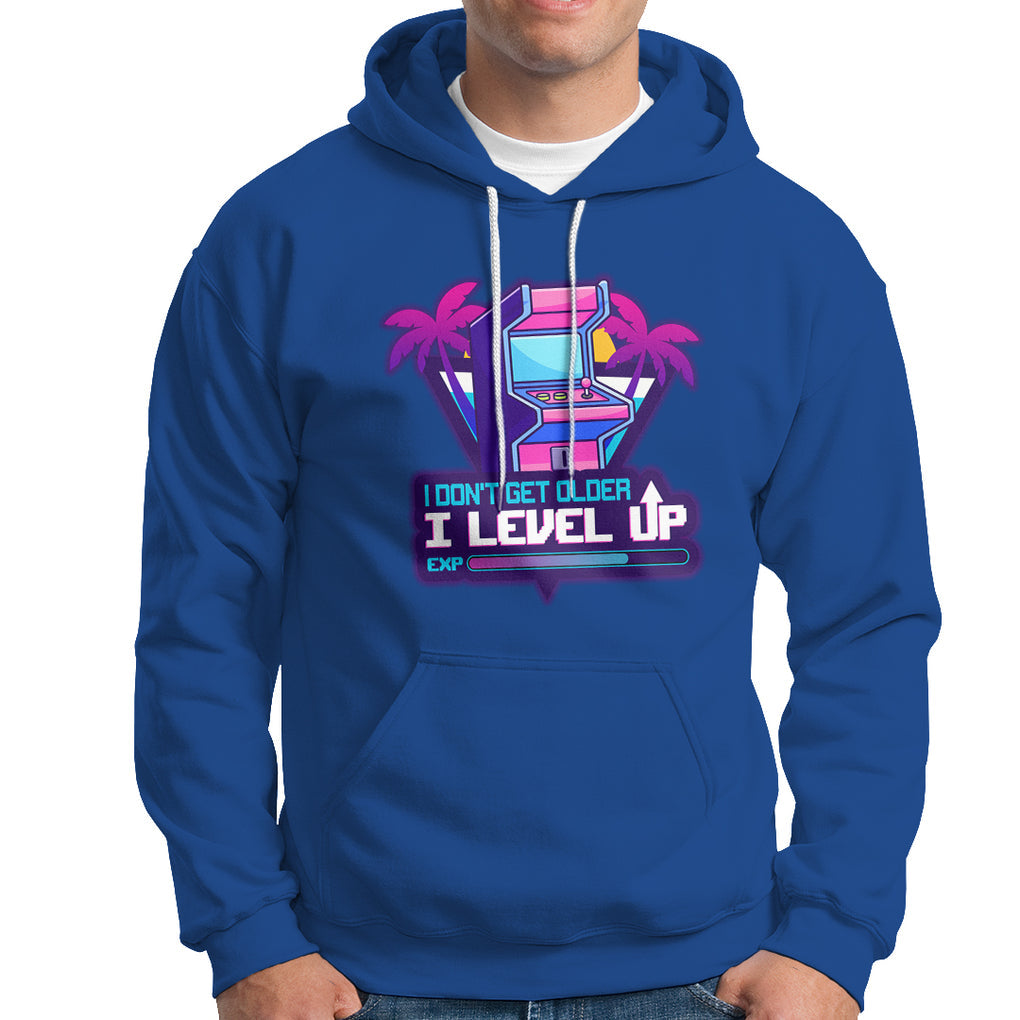 Gamer Birthday Hoodie I Don't Get Older I Level Up TS09 Royal Blue Printyourwear