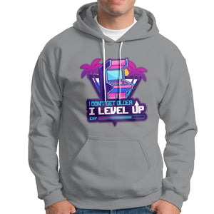 Gamer Birthday Hoodie I Don't Get Older I Level Up TS09 Sport Gray Printyourwear