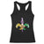 Mardi Gras Alligator Crocodiles Funny Fleur De Lis Racerback Tank Top TS09 Black Print Your Wear