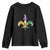 Mardi Gras Alligator Crocodiles Funny Fleur De Lis Youth Sweatshirt TS09 Black Print Your Wear