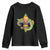 Mardi Gras Alligator Crocodiles Fleur De Lis Youth Sweatshirt TS09 Black Print Your Wear