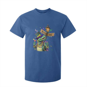Bead Dinosaur Funny Mardi Grawr Gras T Shirt For Kid TS09 Royal Blue Print Your Wear