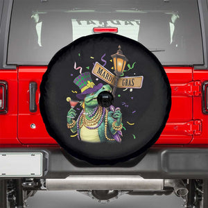 Bead Dinosaur Funny Mardi Grawr Gras Spare Tire Cover TS09 Black Print Your Wear
