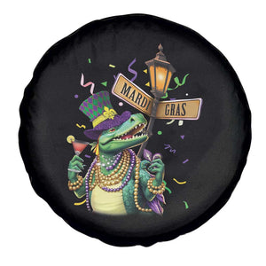 Bead Dinosaur Funny Mardi Grawr Gras Spare Tire Cover TS09 Print Your Wear