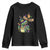 Bead Dinosaur Funny Mardi Grawr Gras Youth Sweatshirt TS09 Black Print Your Wear