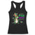 Mardi Grawr Gras Cute Bead Dinosaur Racerback Tank Top TS09 Black Print Your Wear