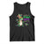 Mardi Grawr Gras Cute Bead Dinosaur Tank Top TS09 Black Print Your Wear