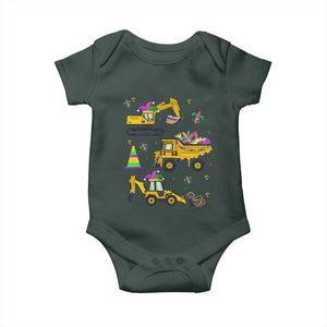 Mardi Gras Baby Onesie Jester Construction Vehicle Truck Fat Tuesday New Orleans TS09 Print Your Wear