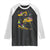 Mardi Gras Raglan Shirt Jester Construction Vehicle Truck Fat Tuesday New Orleans TS09 Black White Print Your Wear