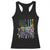 Mardi Gras Monster Truck Beads Flag Racerback Tank Top TS09 Black Print Your Wear