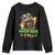 Mardi Gras Y'all Dachshund Dog With Beads Colorful Youth Sweatshirt TS09 Black Print Your Wear