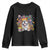 Mardi Gras Youth Sweatshirt Fench Bulldog Cute Fat Tuesday Frenchie Pet Dog TS09 Black Print Your Wear