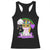 Mardi Gras Cute Unicorn Beads Rainbow Fleur De Lis Racerback Tank Top TS09 Black Print Your Wear