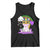 Mardi Gras Cute Unicorn Beads Rainbow Fleur De Lis Tank Top TS09 Black Print Your Wear