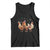 Mardi Gras Funny Farmer Jester Chicken Beads Tank Top TS09 Black Print Your Wear