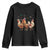 Mardi Gras Funny Farmer Jester Chicken Beads Youth Sweatshirt TS09 Black Print Your Wear