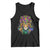 Mardi Gras Tank Top Pride Lion With Jester Hat Fat Tuesday Festival TS09 Black Print Your Wear