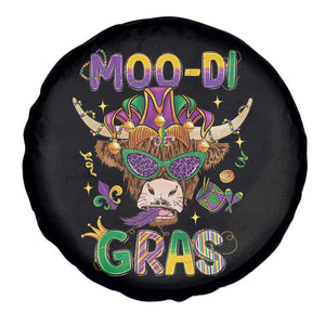 Mardi Gras Spare Tire Cover Moo-di Bead Heifer Cow Fat Tuesday Festival TS09 Print Your Wear