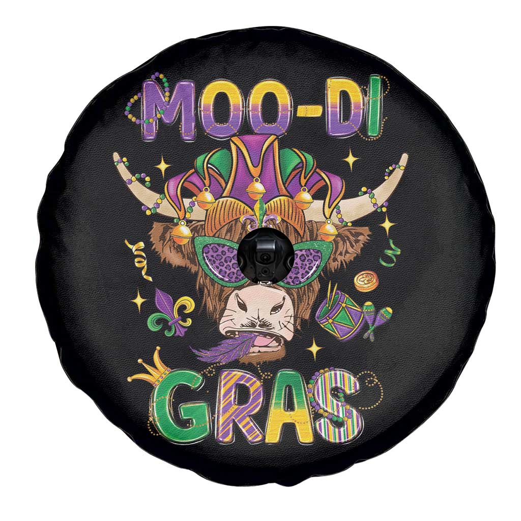 Mardi Gras Spare Tire Cover Moo-di Bead Heifer Cow Fat Tuesday Festival TS09 Print Your Wear