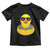 Mardi Gras Beads Cool Rubber Duck Fat Tuesday Festival Toddler T Shirt TS09 Black Print Your Wear