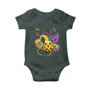 Mardi Gras Pickleball Jester Hat Beads Baby Onesie TS09 Print Your Wear