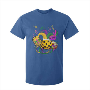 Mardi Gras Pickleball Jester Hat Beads T Shirt For Kid TS09 Royal Blue Print Your Wear
