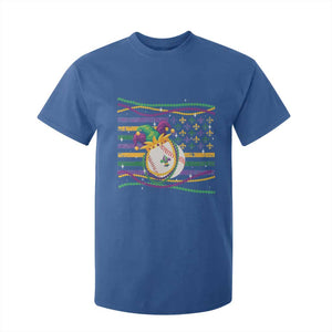 Mardi Gras Baseball Jester Hat Beads Flag T Shirt For Kid TS09 Royal Blue Print Your Wear