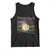 Mardi Gras Baseball Jester Hat Beads Flag Tank Top TS09 Black Print Your Wear