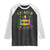 Mardi Gras Gamer Raglan Shirt I Paused My Game To Be Here TS09 Black White Print Your Wear