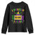 Mardi Gras Gamer Youth Sweatshirt I Paused My Game To Be Here TS09 Black Print Your Wear