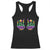 Mardi Gras Racerback Tank Top Jester Skeleton Rock Hand Fat Tuesday Festival TS09 Black Print Your Wear