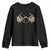 Mardi Gras Youth Sweatshirt Skeleton Rock Hand Beads Fat Tuesday Festival TS09 Black Print Your Wear