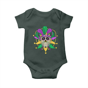 Mardi Gras Funny Sugar Skull Fat Tuesday New Orleans Baby Onesie TS09 Print Your Wear