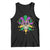 Mardi Gras Funny Sugar Skull Fat Tuesday New Orleans Tank Top TS09 Black Print Your Wear