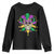 Mardi Gras Funny Sugar Skull Fat Tuesday New Orleans Youth Sweatshirt TS09 Black Print Your Wear