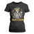 Mardi Gras Funny Skeleton Beads And Bling T Shirt For Women TS09 Black Print Your Wear