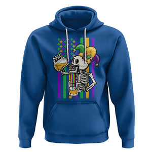 Mardi Gras Beer Lover American Flag Fat Tuesday Parade Hoodie TS09 Royal Blue Printyourwear